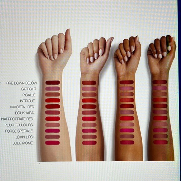 NEW NARS 2974 Intrigue matte lipstick 💄 NEW scarlet red BNIB NEW - Picture 4 of 13